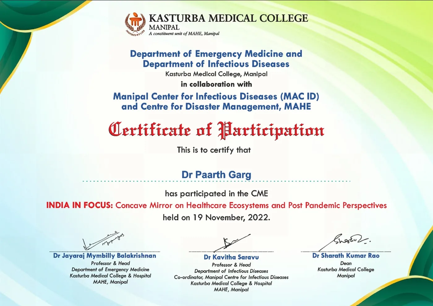 Certificate 5