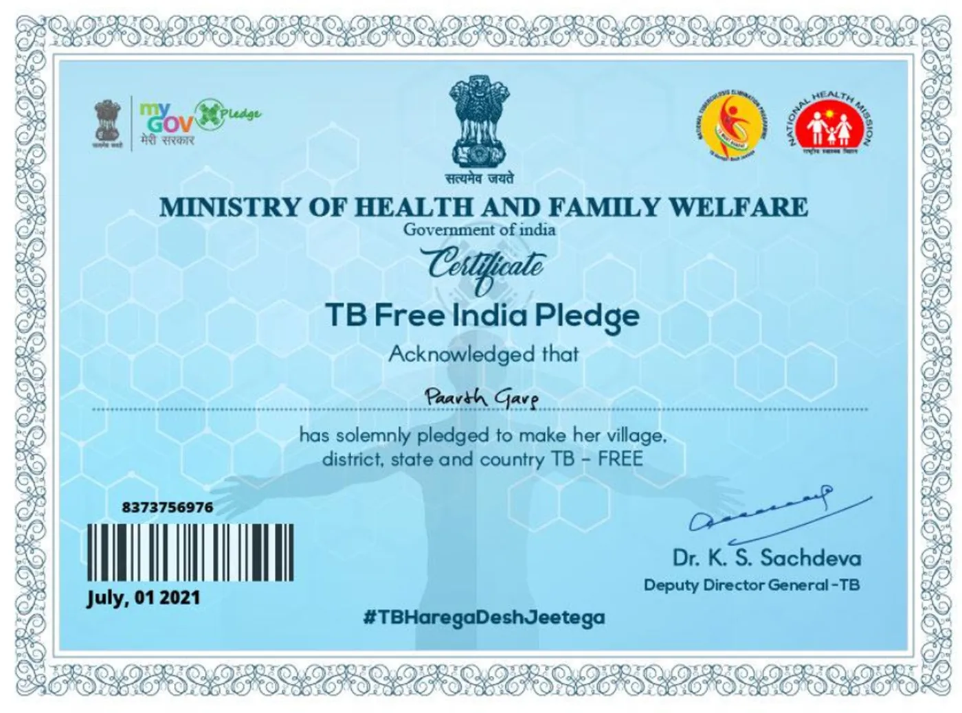 Certificate 11