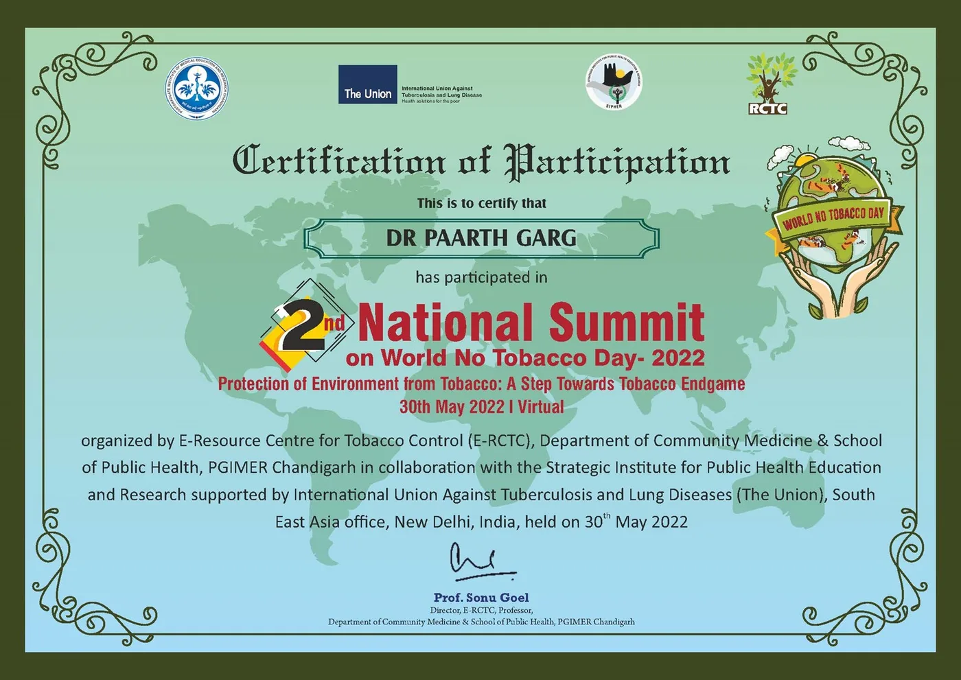 Certificate 15
