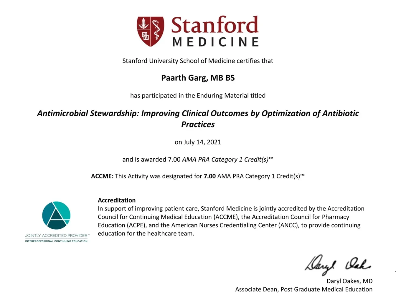 Certificate 19