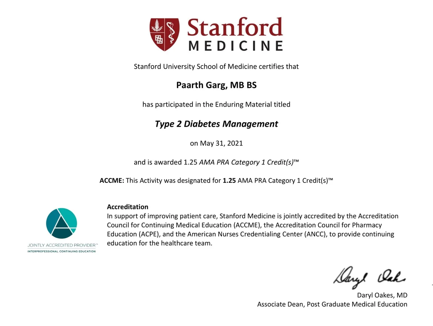 Certificate 22