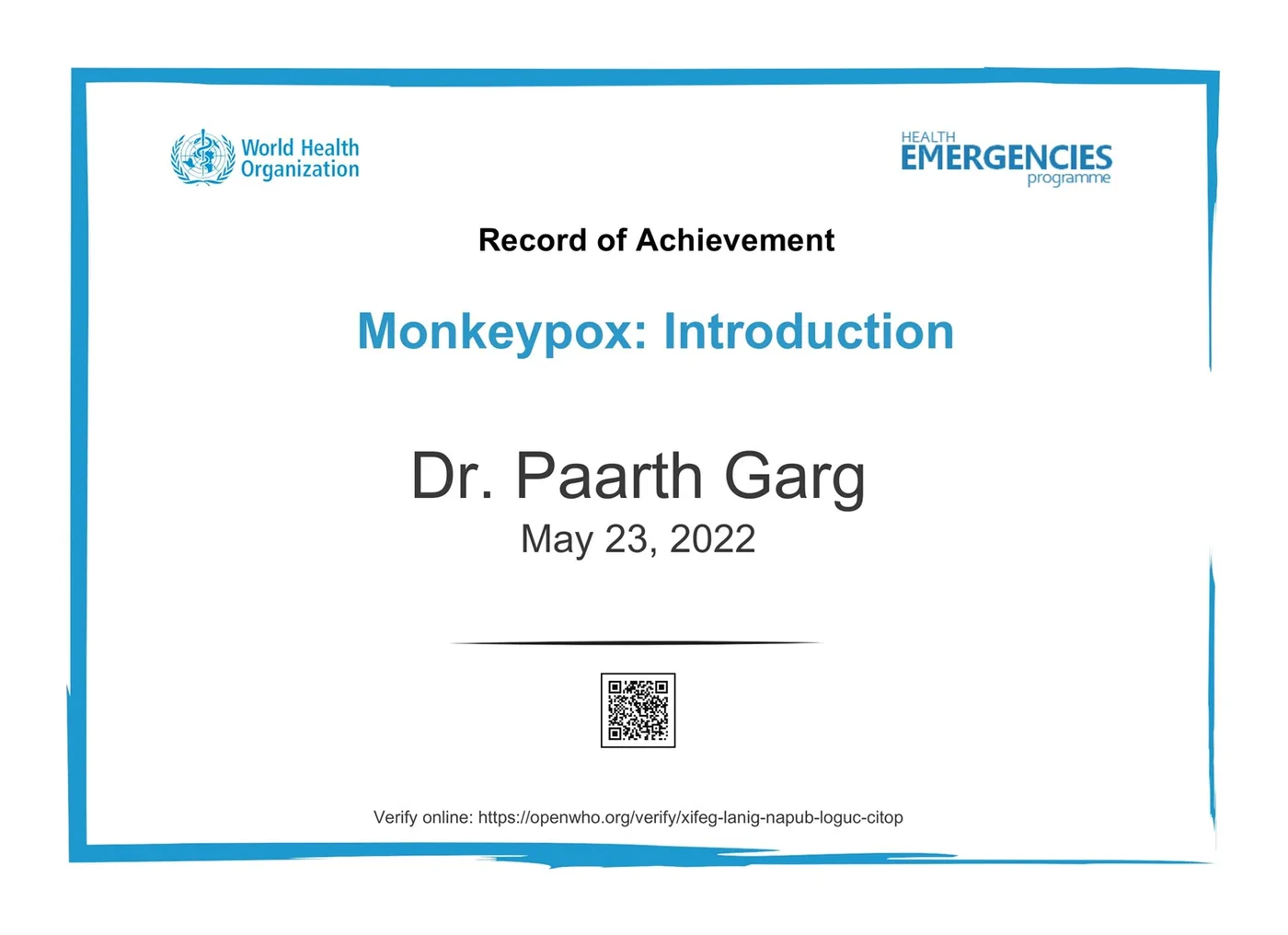 Certificate 23