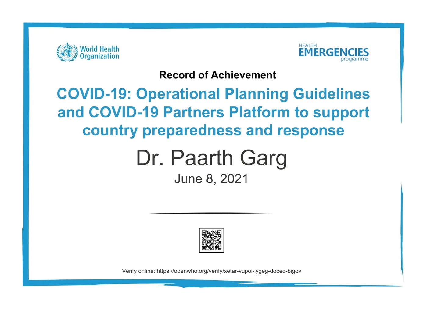 Certificate 26