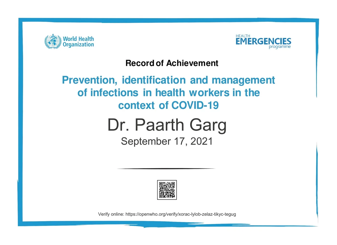 Certificate 29