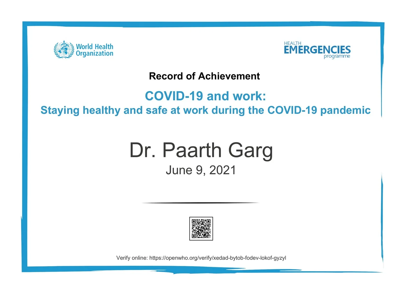 Certificate 32