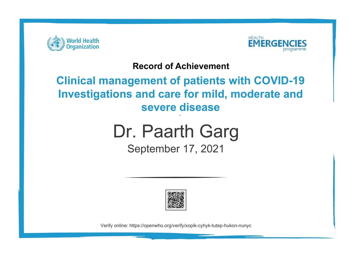 Certificate 33