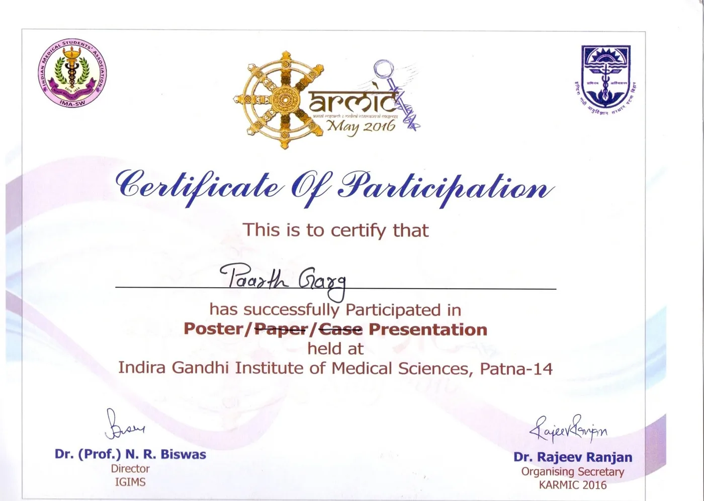 Certificate 36
