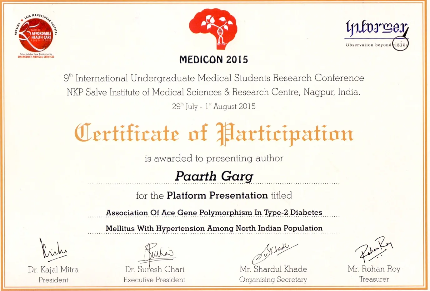 Certificate 39