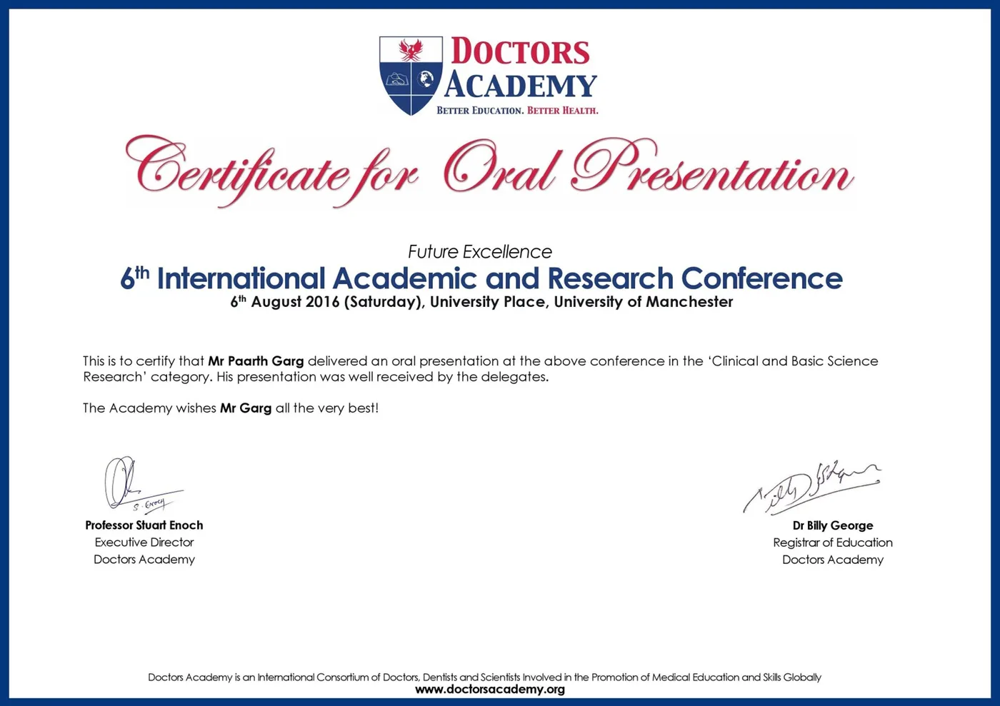 Certificate 45