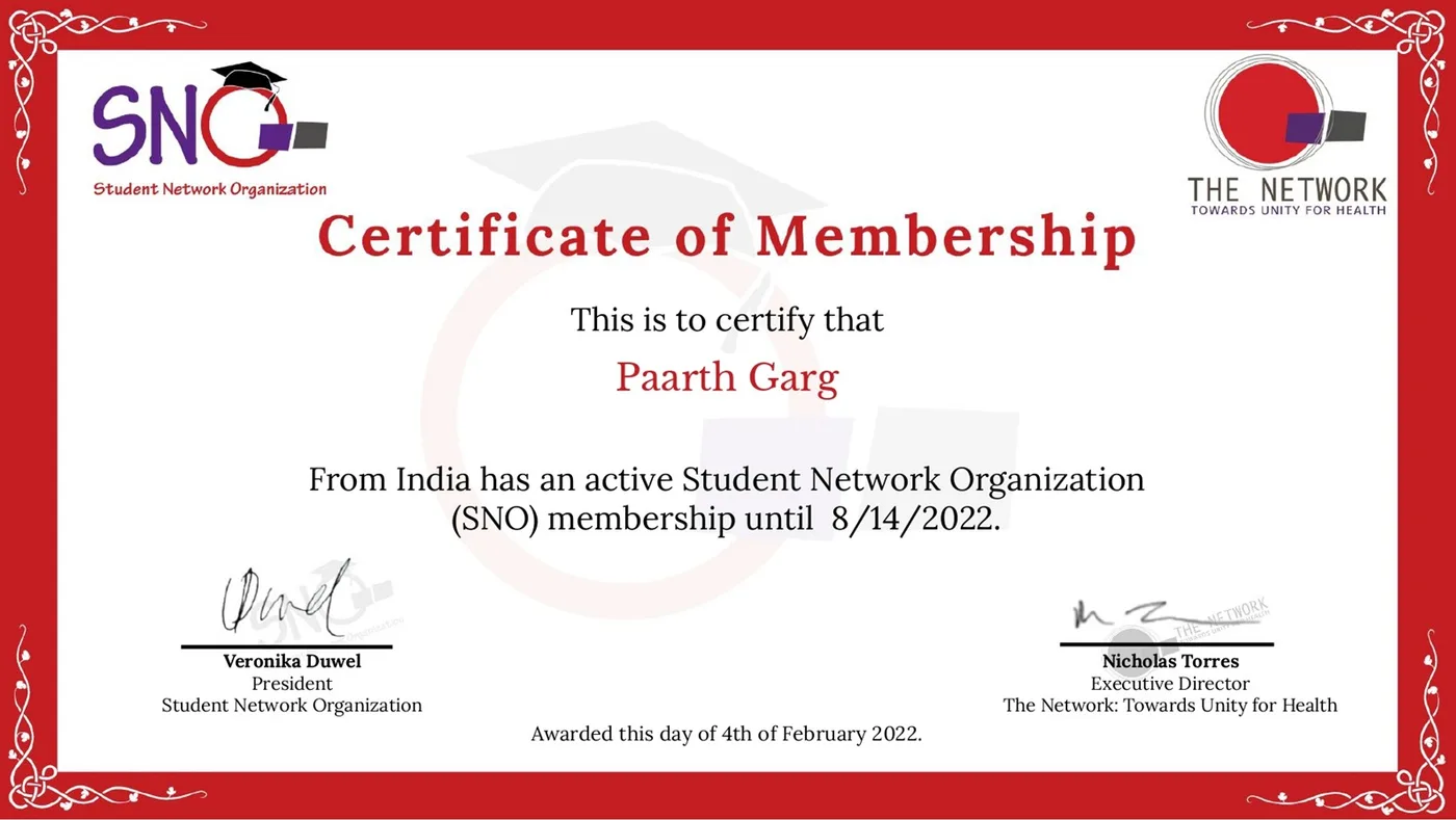 Certificate 47