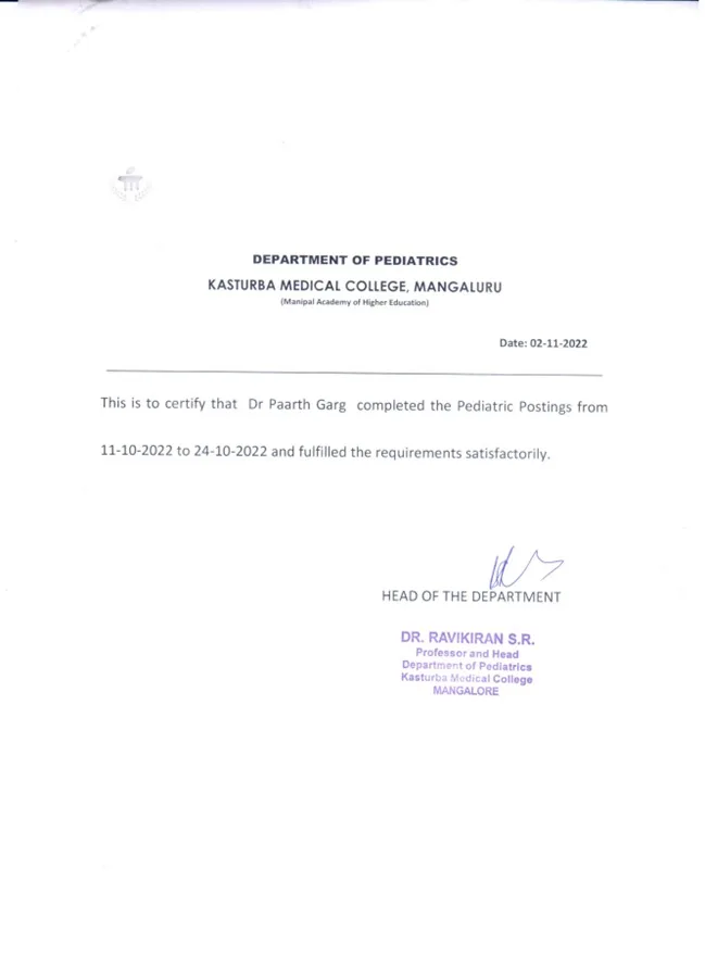 Certificate 52
