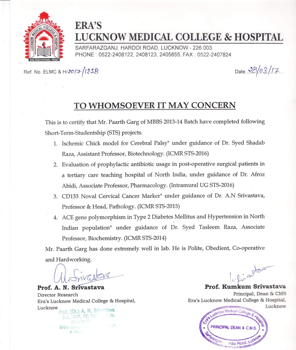 Certificate 60