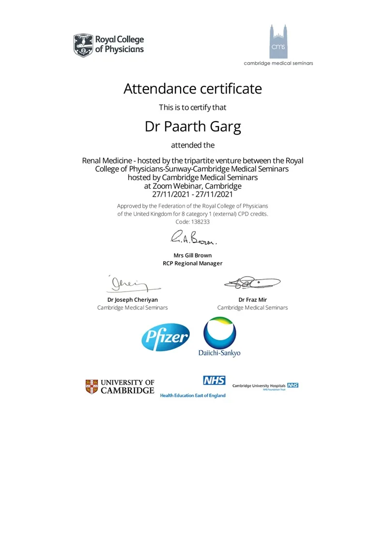 Certificate 69