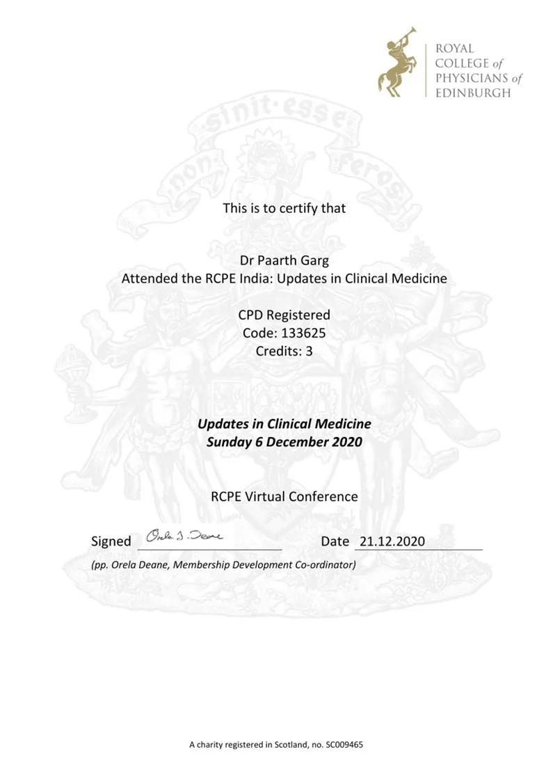 Certificate 71