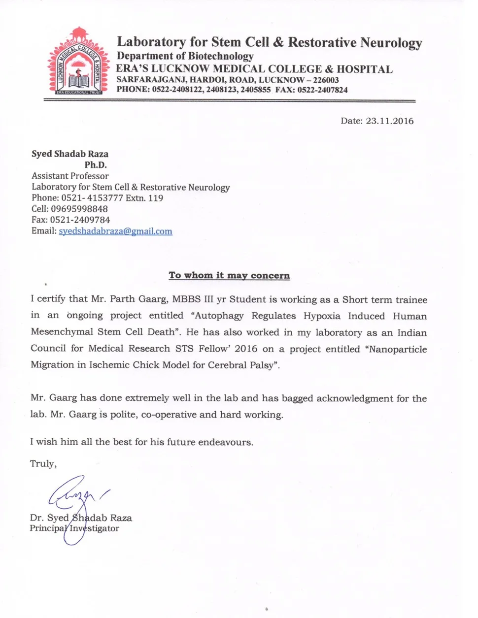 Certificate 85